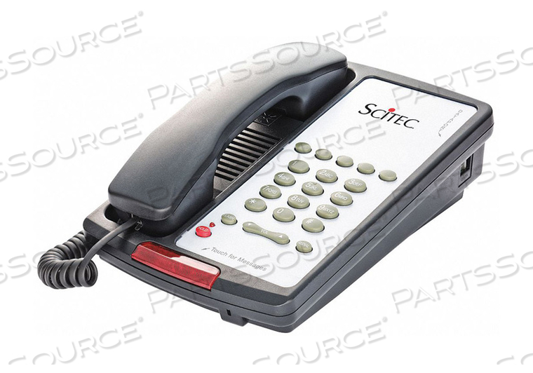 HOSPITALITY FEATURE PHONE BLACK by Cetis HOSPITALITY FEATURE PHONE BLACK by Cetis