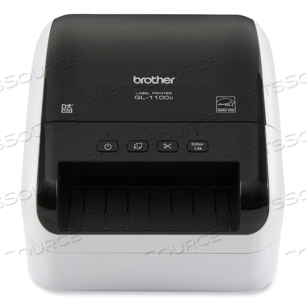 QL-1100C WIDE FORMAT PROFESSIONAL LABEL PRINTER, 69 LABELS/MIN PRINT SPEED, 5.9 X 8.7 X 6.7 by Brother
