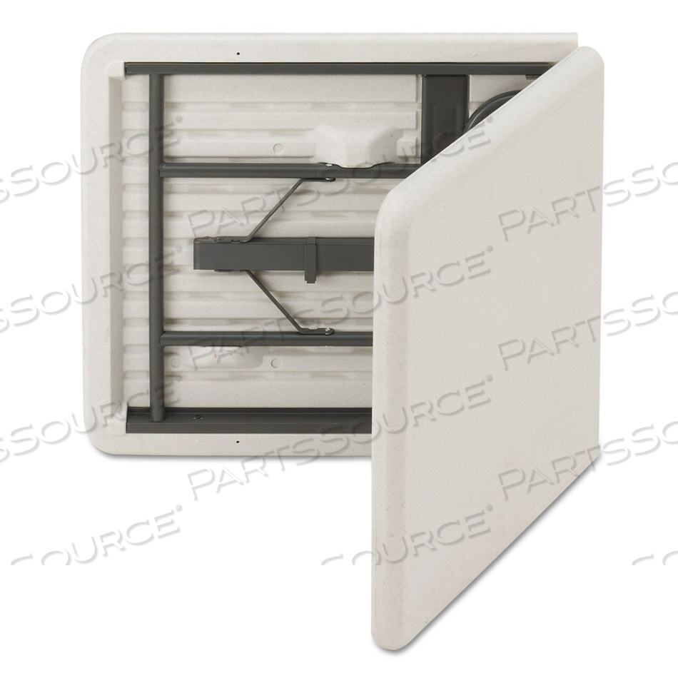 INDESTRUCTABLE CLASSIC BI-FOLDING TABLE, RECTANGULAR, 250 LB CAPACITY, 60W X 30D X 29H, PLATINUM 