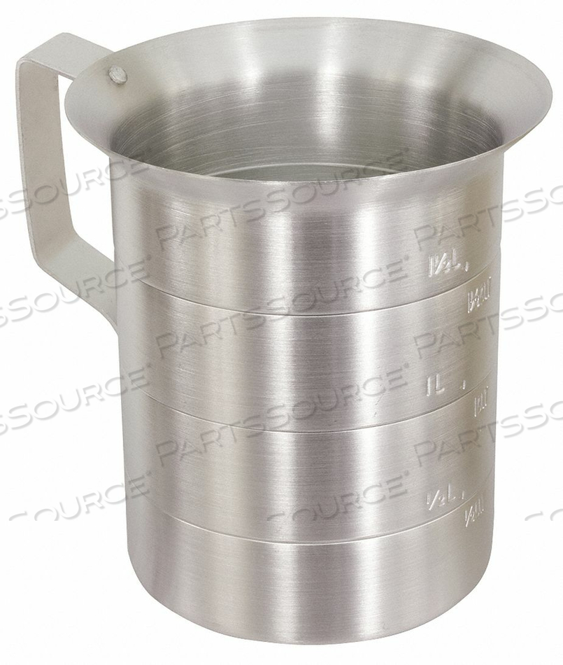 MEASURING CUP ALUMINUM 1/2 QT. LIQUID by Crestware