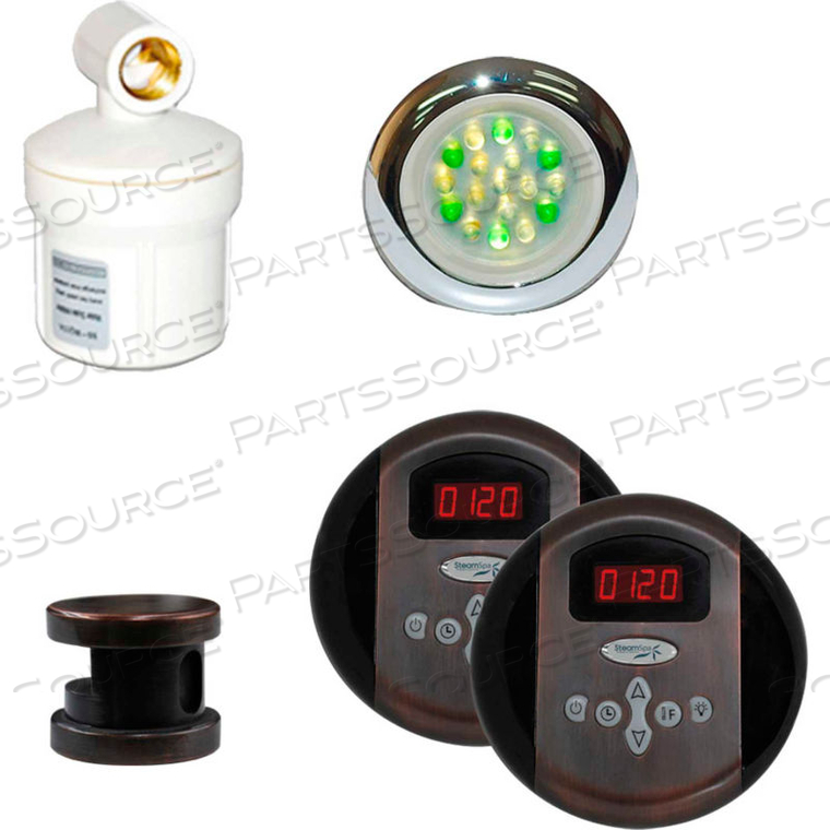 STEAMSPA ROYAL CONTROL KIT, OIL RUBBED BRONZE 