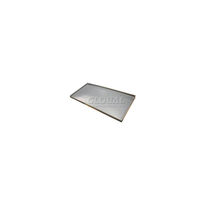 ROTATIONALLY MOLDED PLASTIC TRAY 53X41X2 GRAY by Bayhead Products