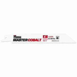 MASTER COBALT METAL RECIPROCATING SAW BLADES 3"L X 3/4"W, 18 TPI, 50 PK by MK Morse