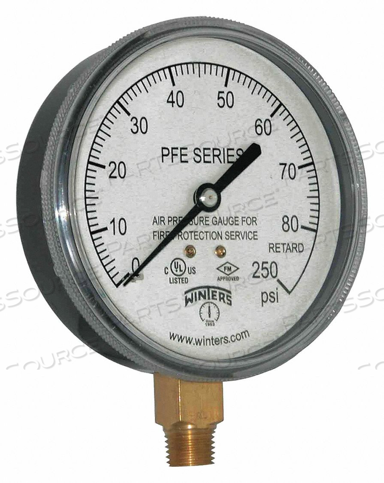 PRESSURE GAUGE,SPRINKLER,FOR AIR MEDIA by Winters Instruments PRESSURE GAUGE,SPRINKLER,FOR AIR MEDIA by Winters Instruments