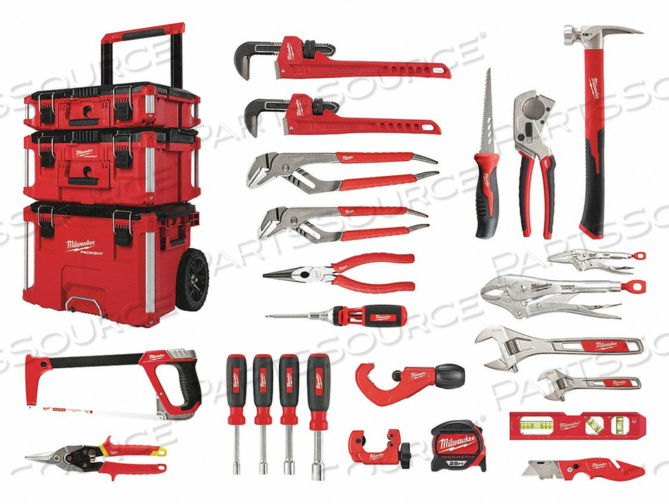 PLUMBERS KIT 22 PCS. UNINSULATED by Milwaukee Electric Tools PLUMBERS KIT 22 PCS. UNINSULATED by Milwaukee Electric Tools