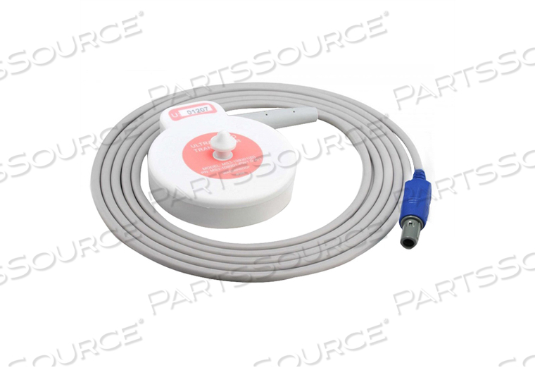 FETAL MONITOR PROBE FETAL2EMR 1.38 IN X 3.5 IN, 8.2 FOOT, 50 TO 240 BPM, 1 MHZ +/-10% ULTRASOUND FREQUENCY by Wallach Surgical Devices / Summit Doppler Systems