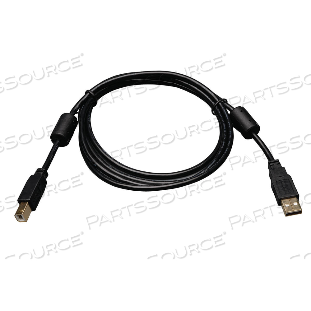 6FT USB 2.0 HI-SPEED A/B DEVICE CABLE FERRITE CHOKES M/M 6' by Tripp Lite 6FT USB 2.0 HI-SPEED A/B DEVICE CABLE FERRITE CHOKES M/M 6' by Tripp Lite