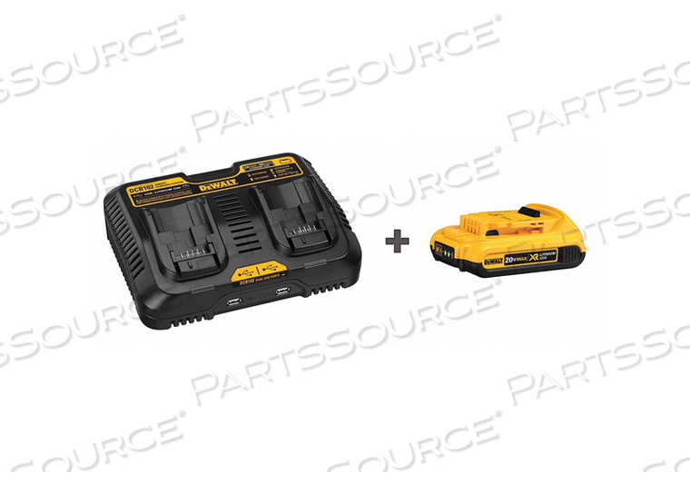 BATTERY CHARGER KIT LI-ION by DeWalt