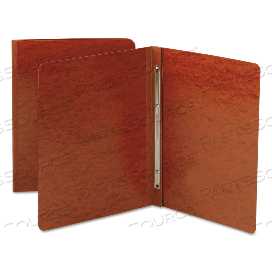 PRONG FASTENER PRESSBOARD REPORT COVER, TWO-PIECE PRONG FASTENER, 3" CAPACITY, 8.5 X 11, RED/RED by Smead