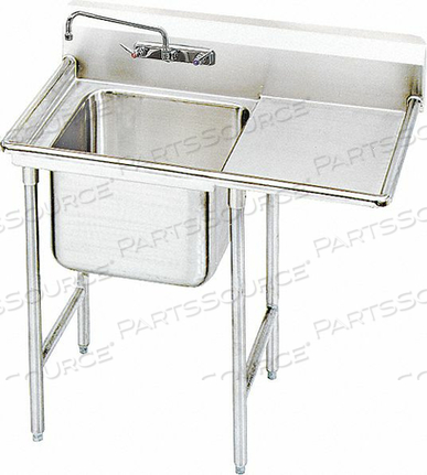 SCULLERY SINK W/ RIGHT DRAIN BOARD FLOOR by Advance Tabco