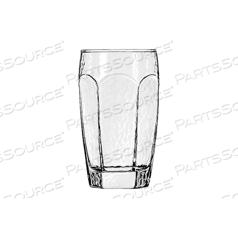 BEVERAGE GLASS 12 OZ., CHIVALRY, 36 PACK by Libbey Glass