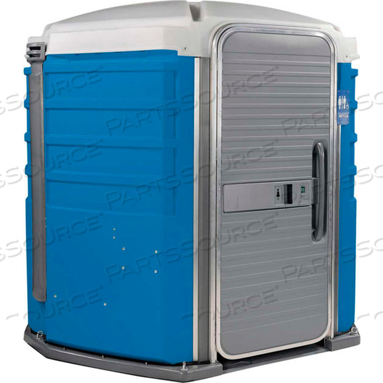 WE'LL CARE ADA COMPLIANT PORTABLE RESTROOM BLUE 