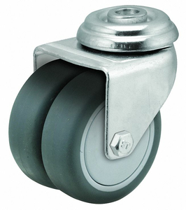 LOW-PROFILE EASY-TURN BOLT-HOLE CASTER by Albion