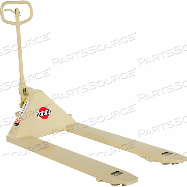 COLD ROOM PALLET JACK TRUCK 27" X 48" FORKS - 5000 LB. CAPACITY 