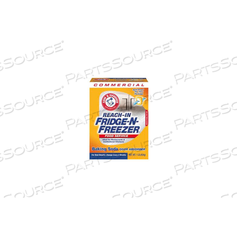 ARM & HAMMER FRIDGE-N-FREEZER PACK BAKING SODA, UNSCENTED, 16 OZ. BOX, 12 BOXES - 3320084011 by Lagasse ARM & HAMMER FRIDGE-N-FREEZER PACK BAKING SODA, UNSCENTED, 16 OZ. BOX, 12 BOXES - 3320084011 by Lagasse