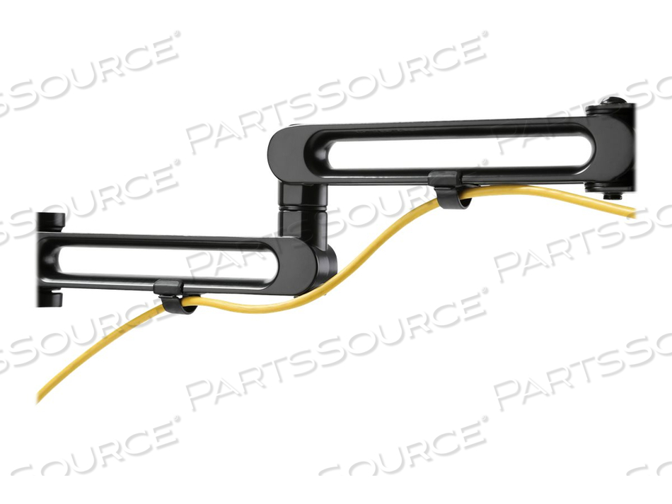 ARTICULATING, DUAL MONITOR ARM, 34.3IN WIDTH, 20.1IN HEIGHT, 4.1FT LENGTH, DESK MOUNTING TYPE, WITH ADJUSTABLE/TILT/SWIVEL/ROTATING by StarTech.com Ltd. ARTICULATING, DUAL MONITOR ARM, 34.3IN WIDTH, 20.1IN HEIGHT, 4.1FT LENGTH, DESK MOUNTING TYPE, WITH ADJUSTABLE/TILT/SWIVEL/ROTATING by StarTech.com Ltd.