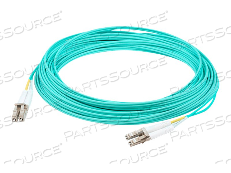 ADDON, PATCH CABLE, LC/PC MULTI-MODE (M) TO LC/PC MULTI-MODE (M), 15 M, FIBER OPTIC, DUPLEX, 50 MICRON, OM4, AQUA by ADDON