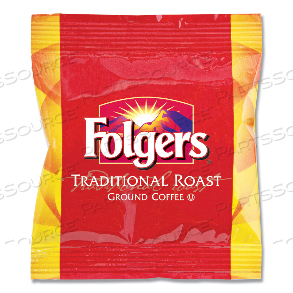 GROUND COFFEE FRACTION PACKS, TRADITIONAL ROAST, 2OZ by Folgers