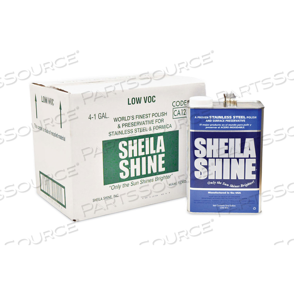 LOW VOC STAINLESS STEEL CLEANER AND POLISH, 1 GAL CAN by Sheila Shine