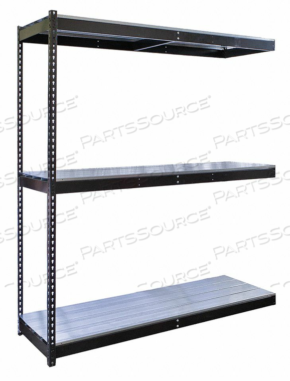 BOLTLESS SHELVING ADD-ON 84 H BLACK by Hallowell BOLTLESS SHELVING ADD-ON 84 H BLACK by Hallowell
