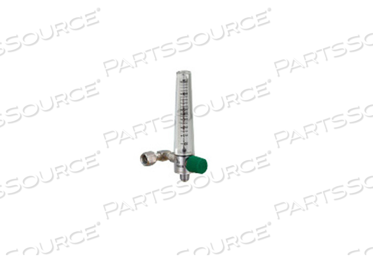 OXYGEN FLOWMETER, 0 TO 5 LPM FLOW, POLYCARBONATE, DISS FEMALE HEX NUT, 50 PSI, 0.125 LPM GRADUATION, +/-0.2% AT 0 TO 5 LPM, 70 DEG F, CHROME by Precision Medical, Inc. OXYGEN FLOWMETER, 0 TO 5 LPM FLOW, POLYCARBONATE, DISS FEMALE HEX NUT, 50 PSI, 0.125 LPM GRADUATION, +/-0.2% AT 0 TO 5 LPM, 70 DEG F, CHROME by Precision Medical, Inc.
