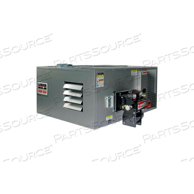 DUCTABLE WASTE OIL HEATER, 200000 BTU 