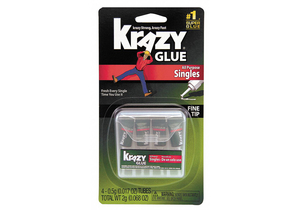 INSTANT ADHESIVE 0.07 OZ. CLEAR PK4 by Krazy Glue