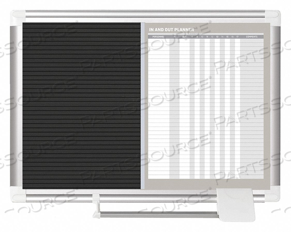 IN/OUT BOARD GRAY FRAME COLOR 24 H by Bi-Silque Visual Communication Products IN/OUT BOARD GRAY FRAME COLOR 24 H by Bi-Silque Visual Communication Products