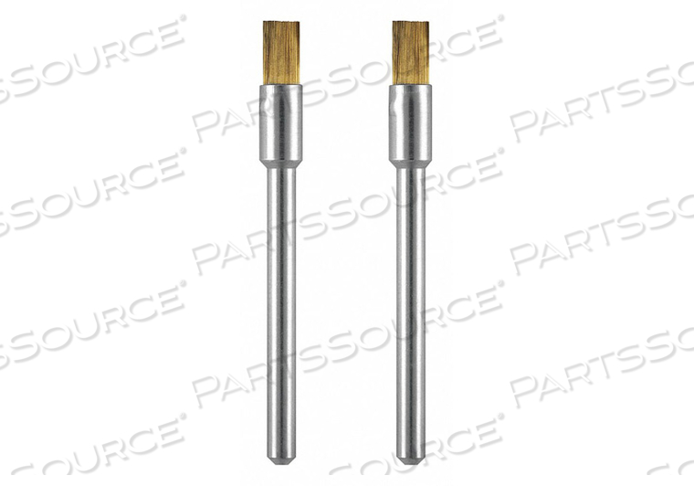 BRASS BRUSH 1/8IN. DIA. 1-3/4IN. L PK2 by Dremel BRASS BRUSH 1/8IN. DIA. 1-3/4IN. L PK2 by Dremel