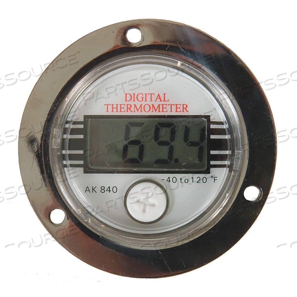 DIGITAL PANEL MOUNT THERMOMETER, -40° TO 120°F, RTD PROBE by Approved Vendor