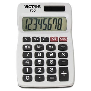 700 POCKET CALCULATOR, 8-DIGIT LCD by Victor Technology, LLC