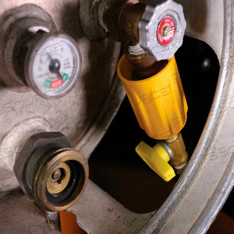 IDEAL WAREHOUSE QUICK-CHANGE PROPANE FORKLIFT SAFETY VALVE by Ironguard