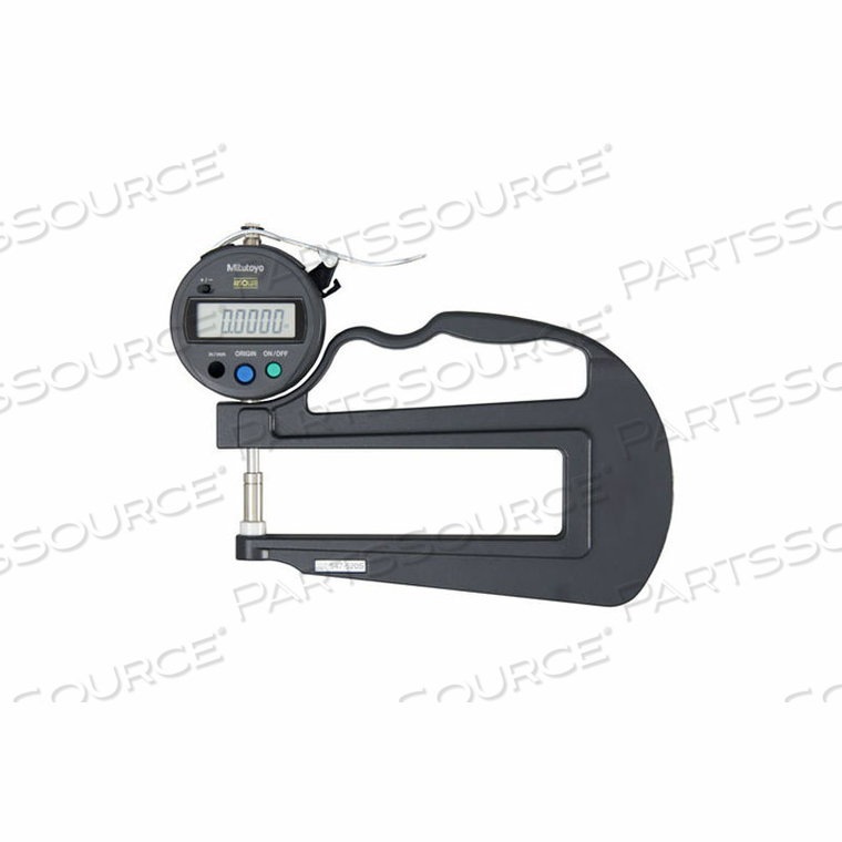 0-.47" / 0-12MM DIGIMATIC DEEP THROAT DIGITAL THICKNESS GAGE (.0005 RESOLUTION) by Mitutoyo 0-.47" / 0-12MM DIGIMATIC DEEP THROAT DIGITAL THICKNESS GAGE (.0005 RESOLUTION) by Mitutoyo