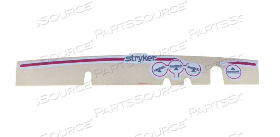 LIFT/LOWER LEFT SIDE ASSEMBLY, RED by Stryker Medical LIFT/LOWER LEFT SIDE ASSEMBLY, RED by Stryker Medical