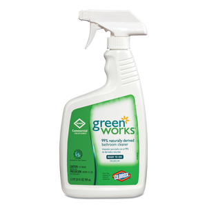 BATHROOM CLEANER, 24 OZ SPRAY BOTTLE, 12/CARTON by Green Works