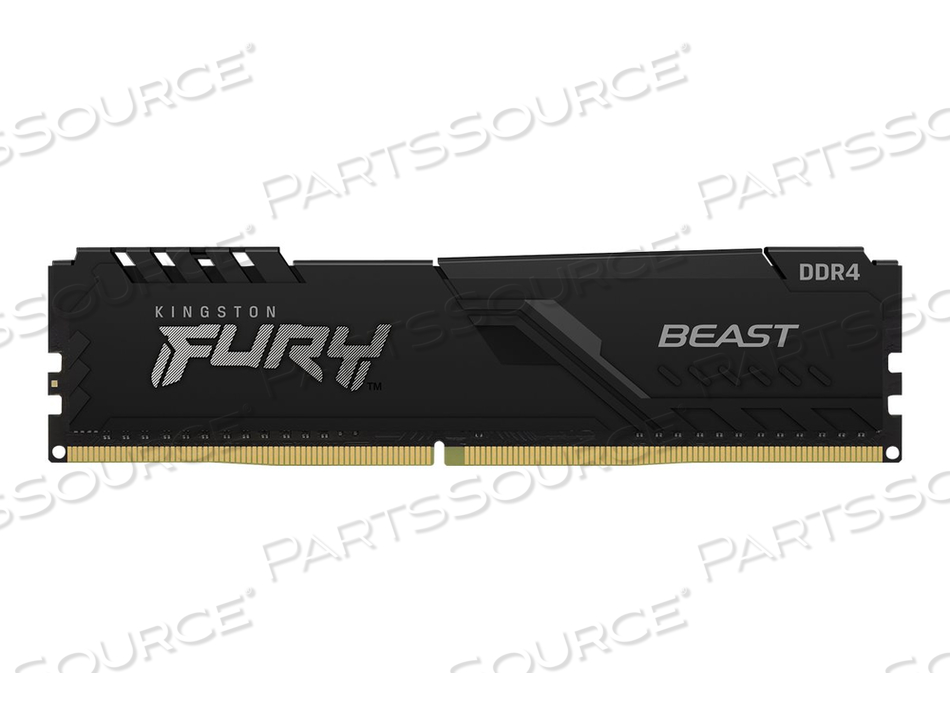 FURY BEAST, DDR4, KIT, 32 GB: 2 X 16 GB, DIMM 288-PIN, 3200 MHZ / PC4-25600, CL16, 1.35 V, UNBUFFERED, NON-ECC, BLACK by Kingston Technology FURY BEAST, DDR4, KIT, 32 GB: 2 X 16 GB, DIMM 288-PIN, 3200 MHZ / PC4-25600, CL16, 1.35 V, UNBUFFERED, NON-ECC, BLACK by Kingston Technology