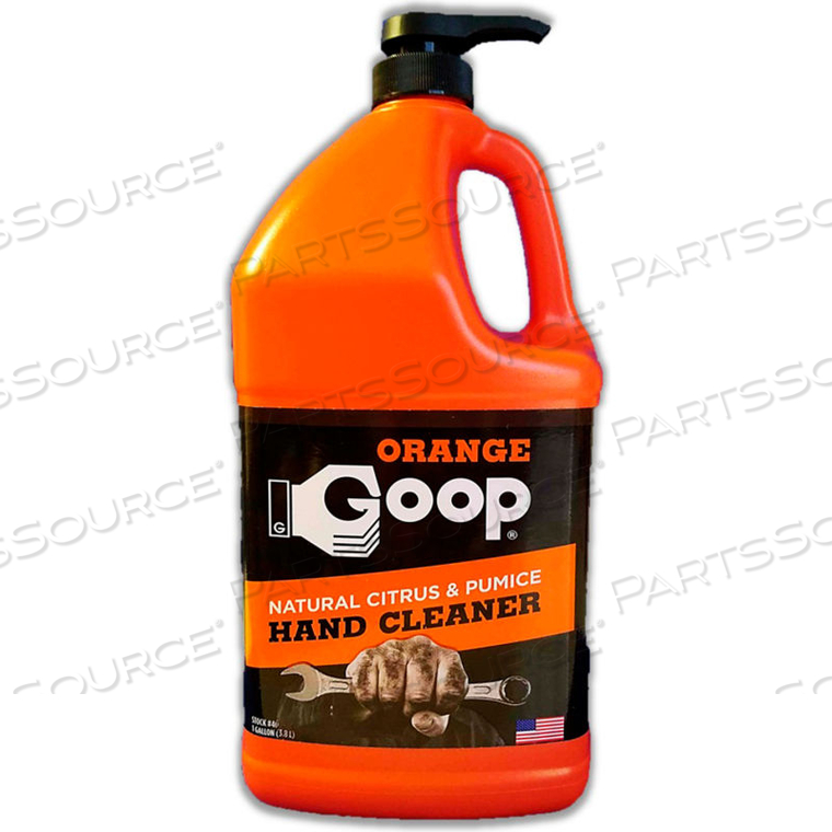 ORANGE LIQUID WITH PUMICE - GALLON W/ PUMP by Goop