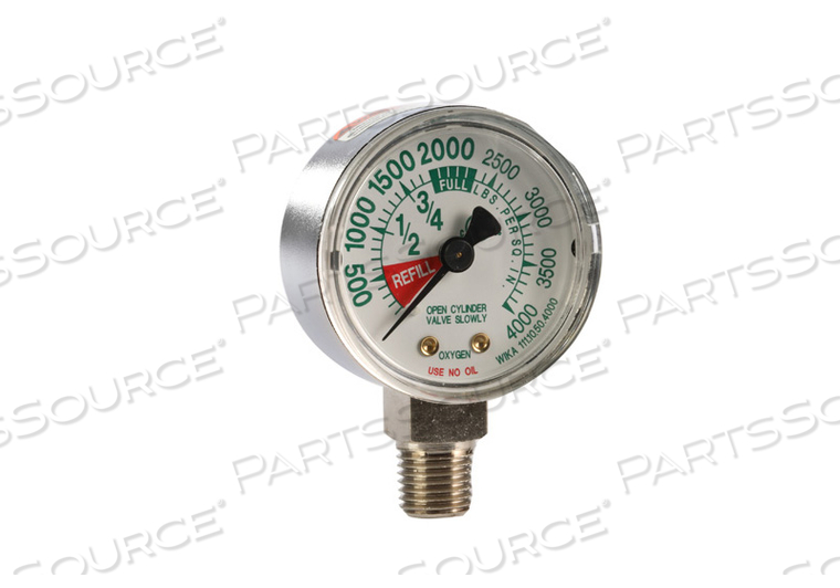 2.0" GAGE/ 1/4NPT/ LM/ 4000PSI (END OF LIFE / NO LONGER SUPPORTED BY OEM) 