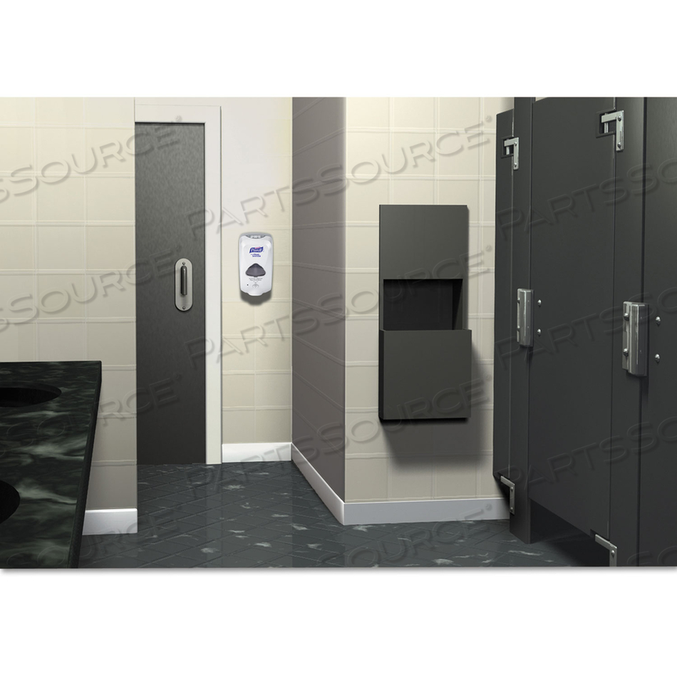 TFX TOUCH FREE DISPENSER, 1,200 ML, 6.5 X 4.5 X 10.58, DOVE GRAY by Purell TFX TOUCH FREE DISPENSER, 1,200 ML, 6.5 X 4.5 X 10.58, DOVE GRAY by Purell