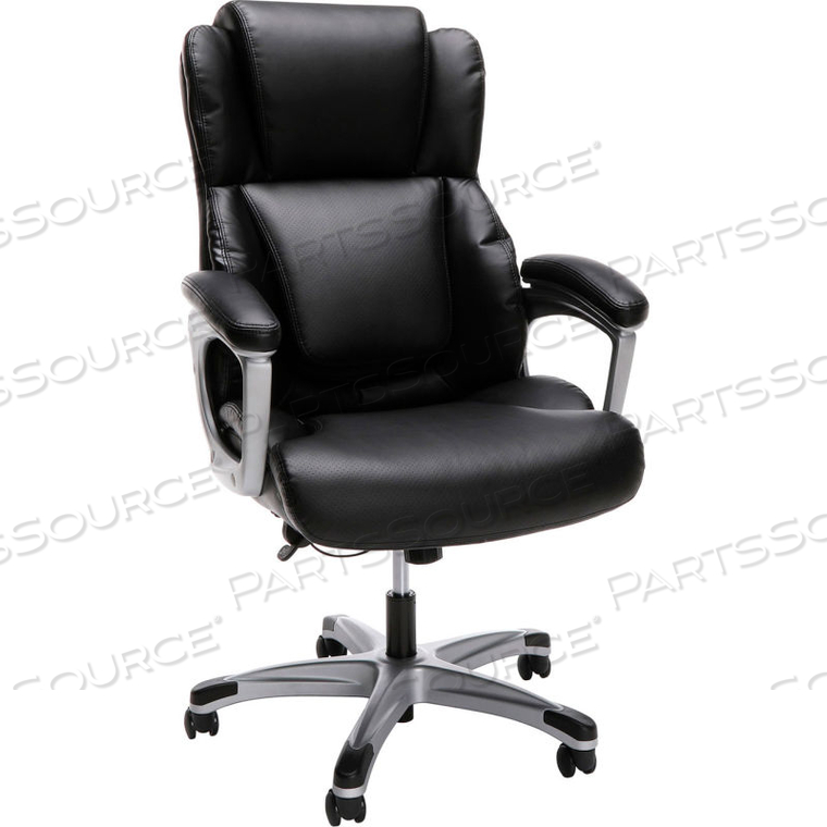 ESSENTIALS SERIES ERGONOMIC EXECUTIVE BONDED LEATHER OFFICE CHAIR - BLACK 