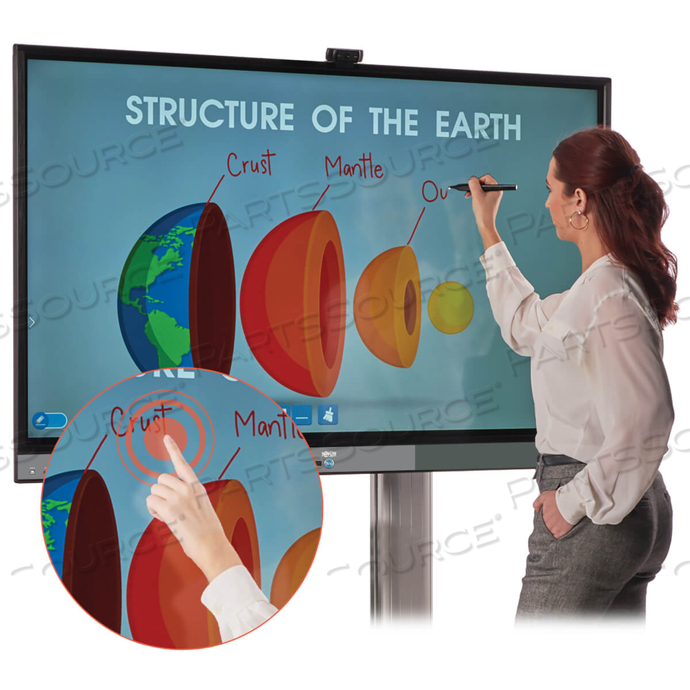 INTERACTIVE FLAT-PANEL TOUCHSCREEN DISPLAY 4K 60HZ UHD 55IN by Tripp Lite