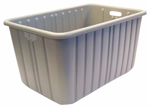 NESTING CONVEYOR BIN 28 1/2 IN L GRAY by New England Plastics