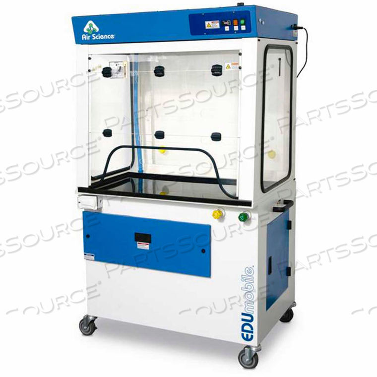 MOBILE DUCTLESS CLASSROOM DEMONSTRATION FUME HOOD, 39.5"W X 28.5"D X 77.5"H by Air Science MOBILE DUCTLESS CLASSROOM DEMONSTRATION FUME HOOD, 39.5"W X 28.5"D X 77.5"H by Air Science