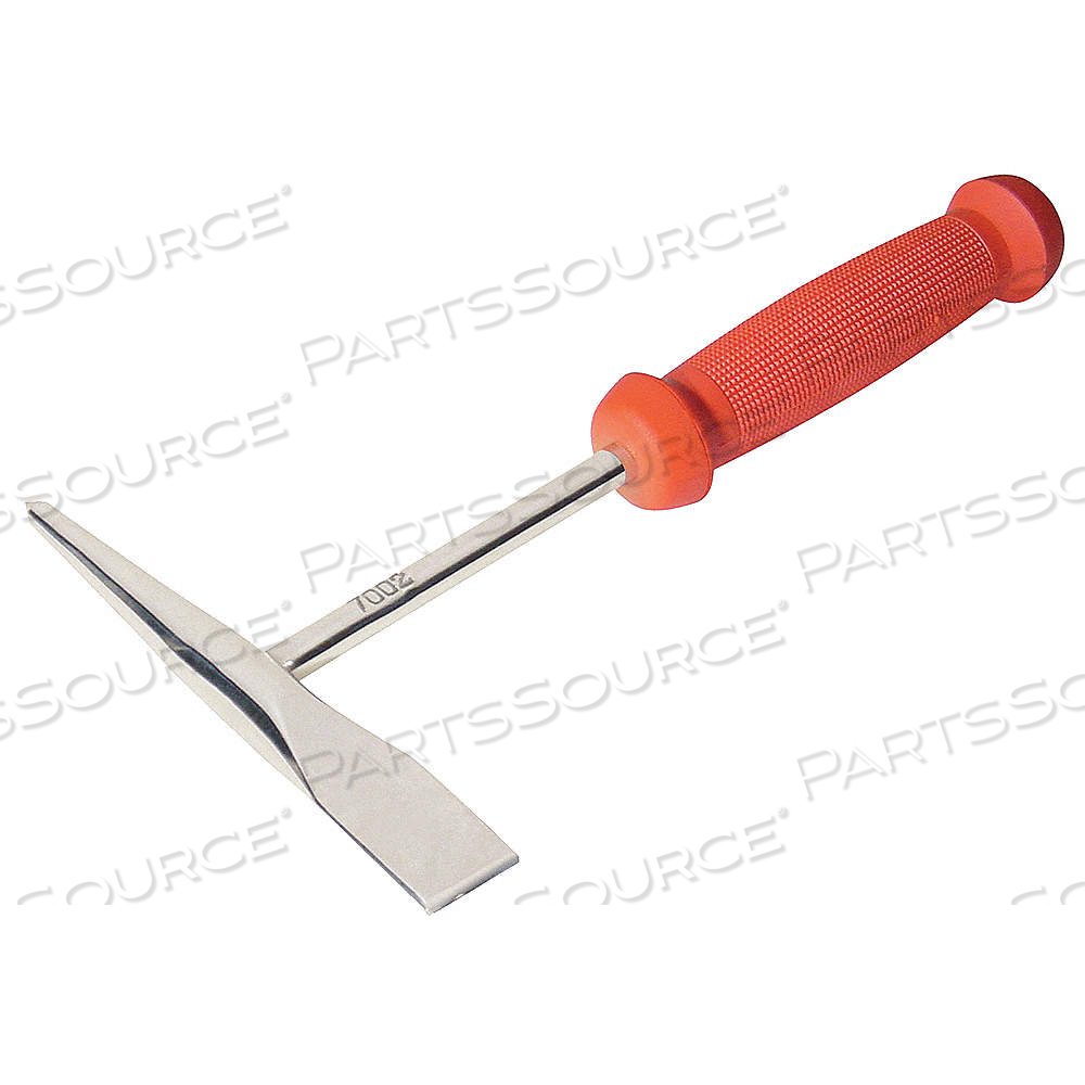 CHIPPING HAMMER, 10 IN OVERALL LG, PLASTIC HANDLE, PARALLEL, 1 IN BLADE LG, 7 OZ HEAD WT, STEEL by Approved Vendor