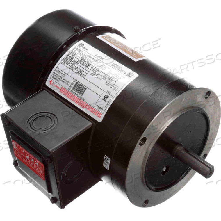 GENERAL PURPOSE THREE PHASE TEFC MOTOR, 1/2 HP, 1725 RPM, 200-230/460V, TEFC by Regal Beloit America, Inc. (Century Electric Motors) GENERAL PURPOSE THREE PHASE TEFC MOTOR, 1/2 HP, 1725 RPM, 200-230/460V, TEFC by Regal Beloit America, Inc. (Century Electric Motors)
