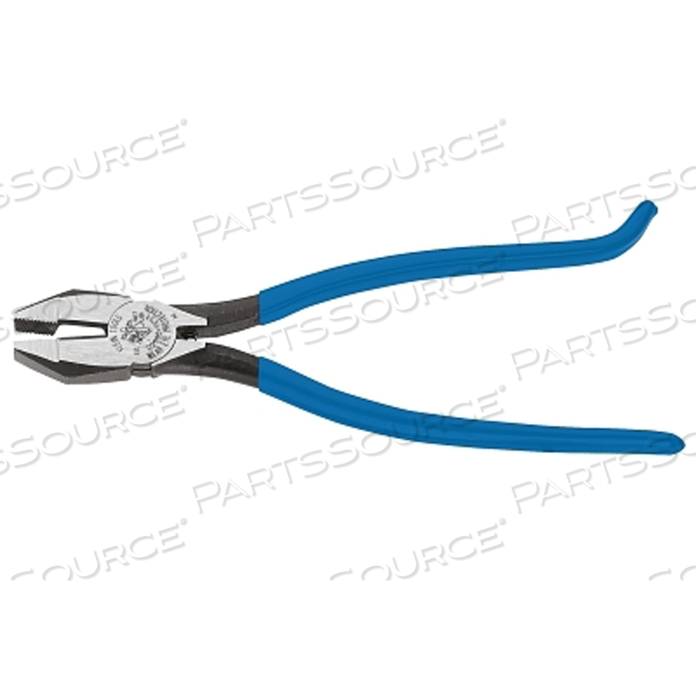 IRONWORKER'S SIDE-CUTTING SQUARE NOSE PLIERS, 9.19 IN OAL, HEAVY-DUTY CUTTING KNIVES by Klein Tools