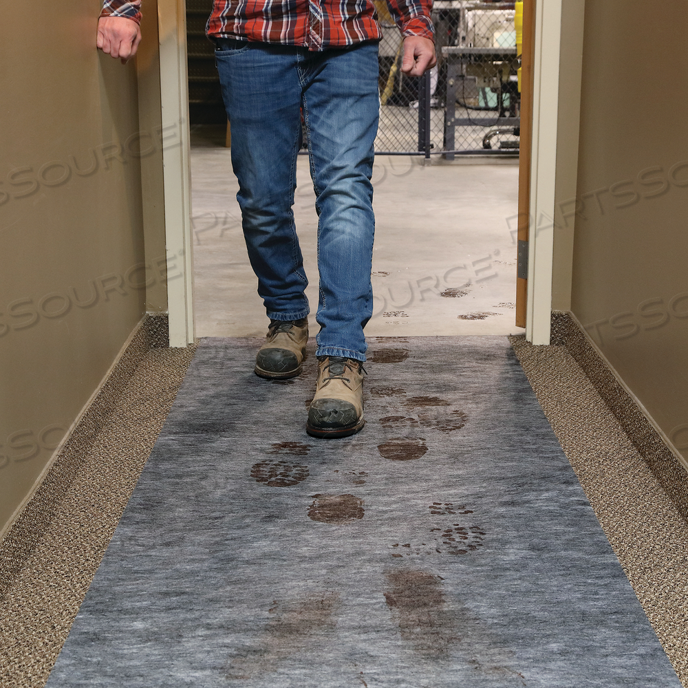 PIG CARPET PROTECTION ULTRA-DUTY ADHESIVE-BACKED GRIPPY FLOOR MAT by New Pig Corporation