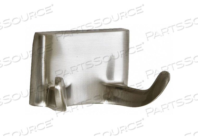 BATHROOM HOOK 2 HOOK 1-1/2IN D SATIN by Taymor BATHROOM HOOK 2 HOOK 1-1/2IN D SATIN by Taymor