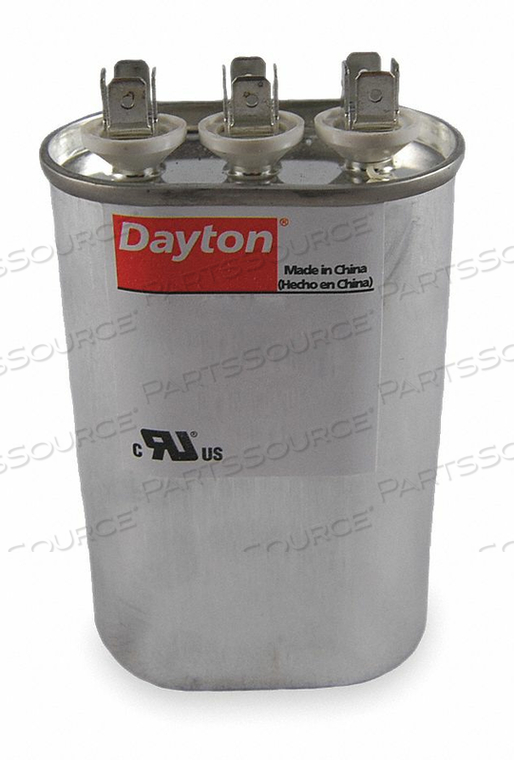 MOTOR DUAL RUN CAP 55/5 MFD 440V OVAL by DAYTON ELECTRIC MANUFACTURING CO MOTOR DUAL RUN CAP 55/5 MFD 440V OVAL by DAYTON ELECTRIC MANUFACTURING CO