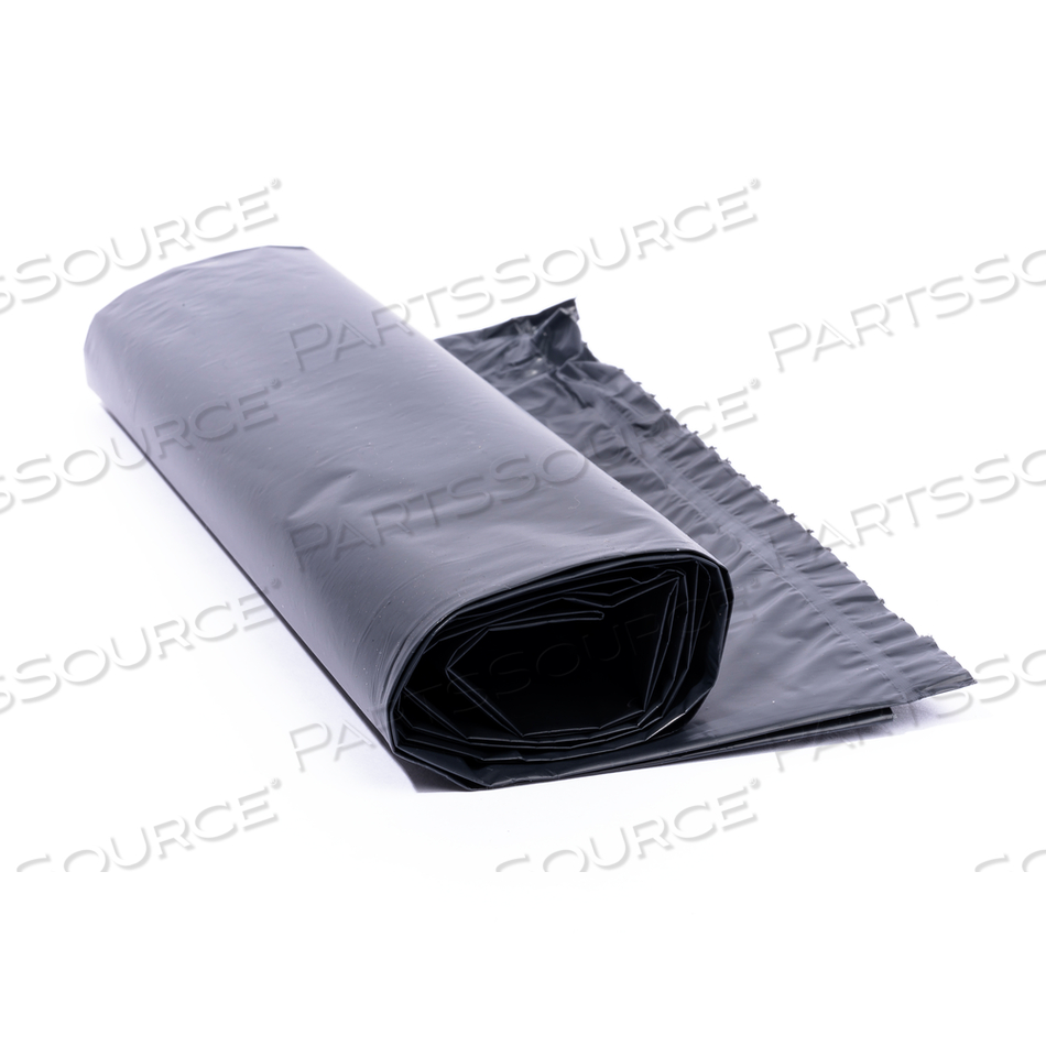 LDPE CAN LINER, 30X36 .65 MIL BLACK 200/CS 10/20'S CORELESS by NORAMCO (North America Plastics & Chemicals Co. Inc_